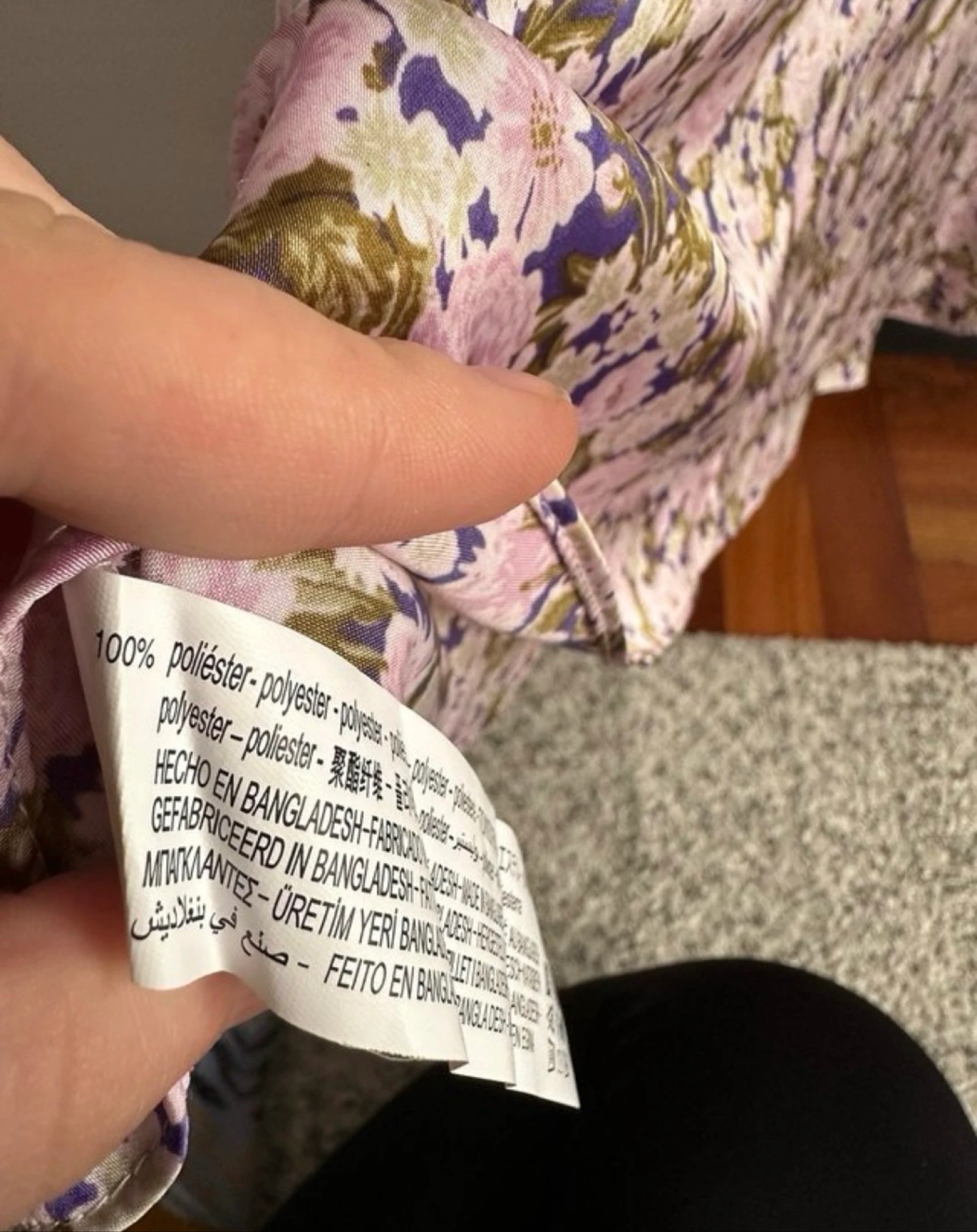 Zara NEW satin floral short dress size L – photo 3